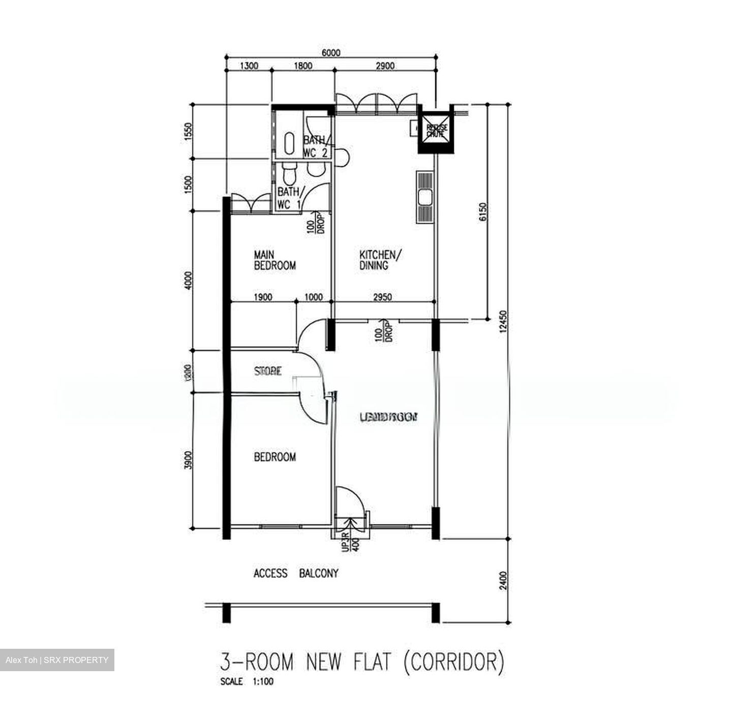 Blk 570 Cheng San Court (Ang Mo Kio), HDB 3 Rooms #559782441